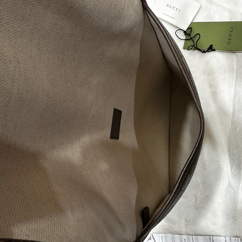 Gucci Neo Vintage Envelope Messenger GG Coated Canvas Medium   Authentic - Picture 12 of 14